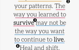 Relearning to live